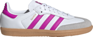 Giày Adidas Samba OG J 'White Purple Burst Gum' IH2873