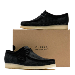 Giay Clarks Originals Wallabee 'Black Mesh' 26175848