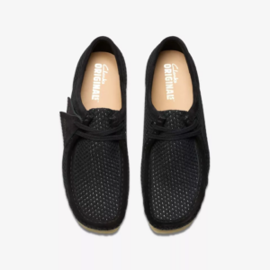 Giay Clarks Originals Wallabee 'Black Mesh' 26175848