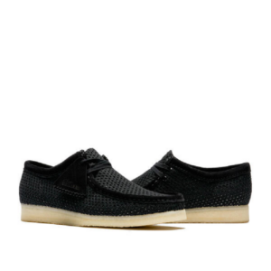 Giay Clarks Originals Wallabee 'Black Mesh' 26175848