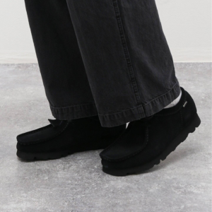 Giay Clarks Wallabee Gore-Tex 'Black Suede' 26149449