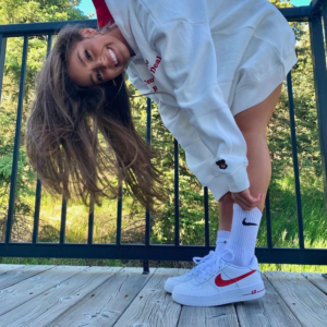 Giay Nike Air Force 1 Low GS 'Gym Red' AV6252-101