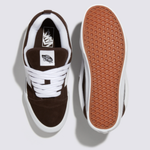 Giay Vans Knu Skool 'Brown White' VN0009QCNWH