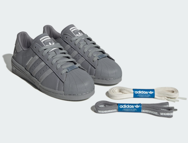 Giày Adidas Superstar Cement x Neighborhood 'Grey' IE6115 - Hình ảnh 2