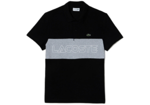 Ao Lacoste Stretch Pique Colorblock 'Black' PH1470-51-SNP