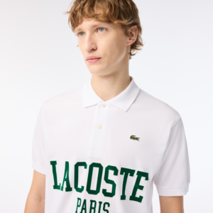 Ao Lacoste Flocked Polo 'White' PH7419-51-001