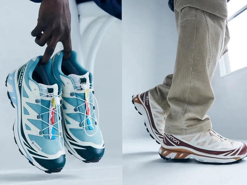 Giay Salomon chay dia hinh tren duong mon