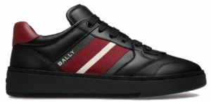 Giay Bally Rebby Calfskin 'Red Black' 6306538