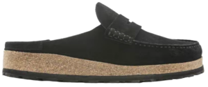 Giay Birkenstock Naples Suede Leather 'Black' 1024880