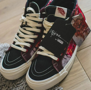 Giay Vans OG SK8‑Hi LX x Ralph Steadman 'Lion' VN0A45JLVQU