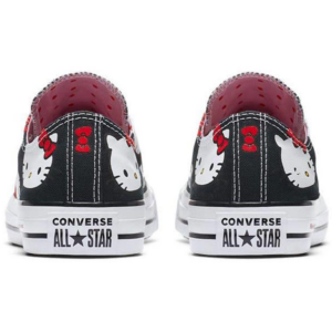 Giay Converse Chuck Taylor All Star Ox x Hello Kitty 'Black' 162947C