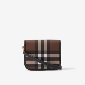Tui Burberry Check Medium Elizabeth 'Dark Brown' 80571361
