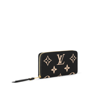Vi Louis Vuitton Zippy Wallet Monogram Empreinte 'Black White' M80481