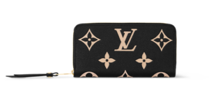 Vi Louis Vuitton Zippy Wallet Monogram Empreinte 'Black White' M80481