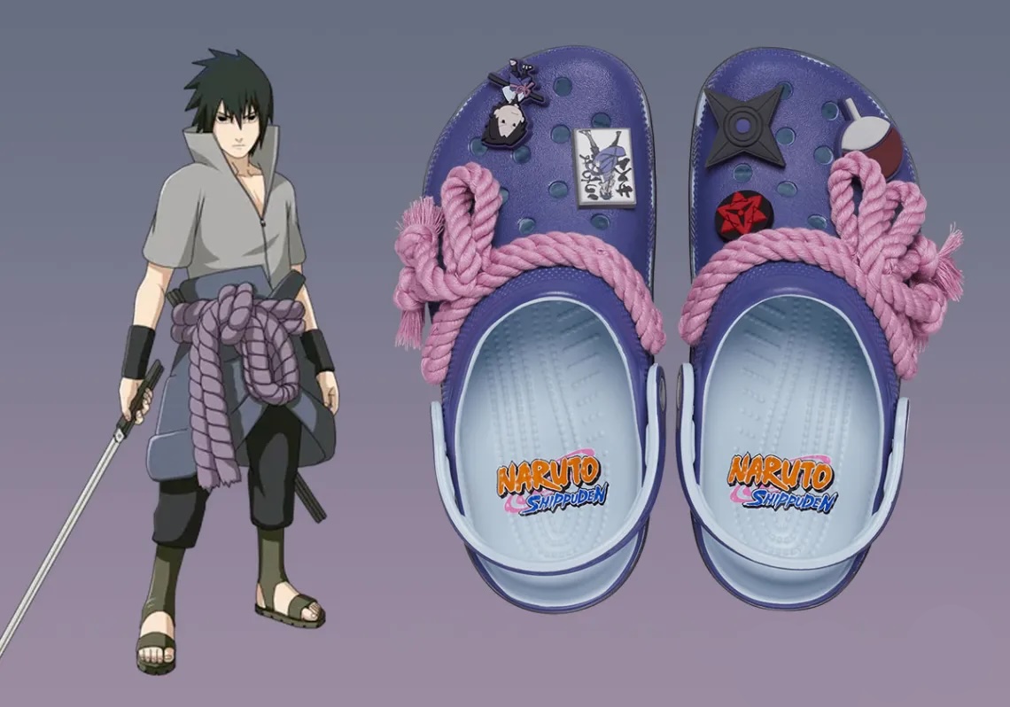 Alternative view of Dép Crocs Classic Clog x Naruto Shippuden 'Sasuke' 209884-4JQ