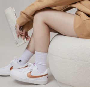 Giay Nike Court Borough Low 2 SE 'White Metallic Copper' DQ5979‑100