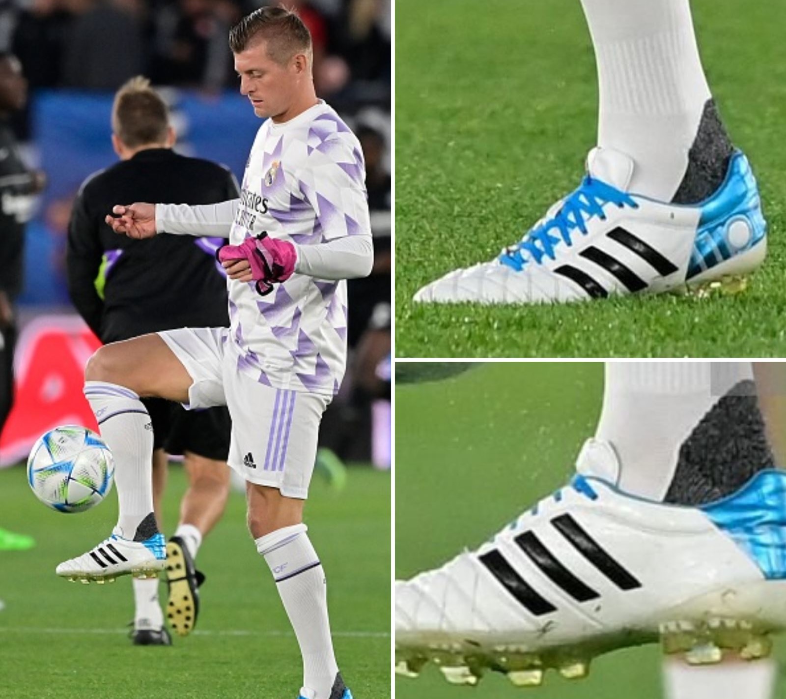 Adidas Adipure 11Pro - Đôi giày "vía" gắn liền 11 năm của Toni Kroos Hinh anh 2: Adidas Adipure 11Pro - Doi giay "via" gan lien 11 nam cua Toni Kroos