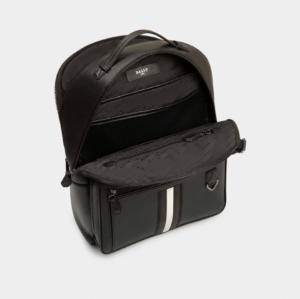 Balo Bally Mavrick Leather Backpack 'Black' 6238746