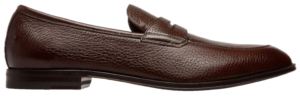 Giay Bally Webb Leather Loafers 'Brown' 6231400