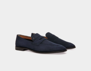 Giay Bally Westminster Loafer 'Navy' 6308971