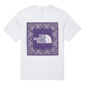 Ao The North Face Logo Bandana 'White Purple' NT7UN29A