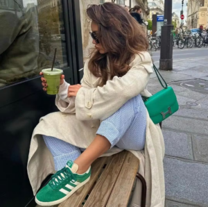 Giay Adidas Gazelle 85 'Green White' IE2165