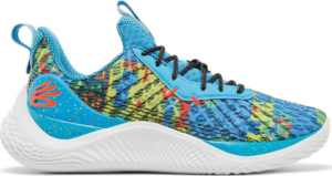 Giay Under Armour  Curry Flow 10 x Patch Kids 'Blue' 3025622-300