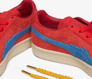 Giay Puma Suede GS x One Piece 'Buggy' 396648-01