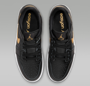 Giay Nike Air Jordan 1 Low FlyEase 'Black Gold' DM1206-071