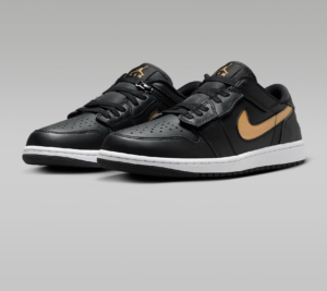 Giay Nike Air Jordan 1 Low FlyEase 'Black Gold' DM1206-071