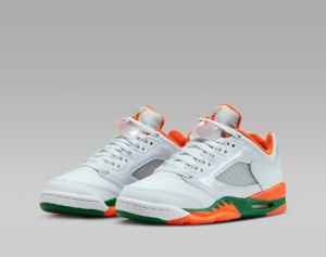 Giay Nike Air Jordan 5 Retro Low 'Miami Hurricanes' FQ1293-018