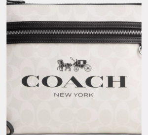 Tui Coach Carry All In Signature Canvas 'Silver Chalk' CP198-SVWGZ