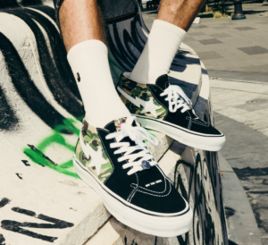 Giay Vans LX Old Skool x Bape ABC 'Multi Camo' VN000E6VE36