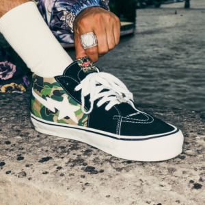 Giay Vans LX Old Skool x Bape ABC 'Multi Camo' VN000E6VE36