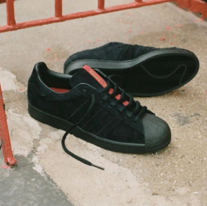 Giay Adidas Superstar ADV x Thrasher 'Black Scarlet' FY9025