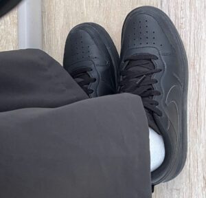 Giay Nike Court Borough Low Recraft 'Triple Black' DV5456‑002