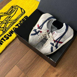 Giay Onitsuka Tiger Runspark 'White Blue Red' TH201L-9950