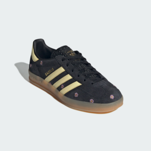 Giay Adidas Gazelle Indoor Floral 'Black Yellow' IF4490