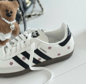 Giay Adidas Wmns Samba OG 'White Floral Embroidery' IF4398