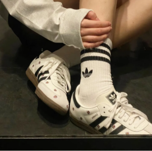 Giay Adidas Wmns Samba OG 'White Floral Embroidery' IF4398