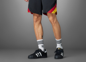 Quan Adidas Germany Originals Shorts 'Black Red Yellow' IY7050