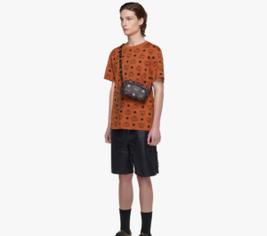 Tui MCM Aren Wristlet Visetos 'Black' MMRDATA02BK001