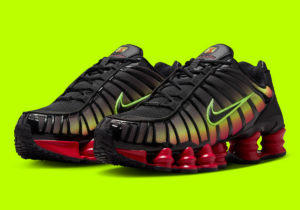 Giay Nike Shox TL 'Volt Fire Red' HJ9609-001