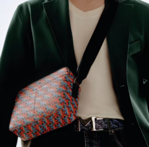 Tui Montblanc Crossbody In Signature x Maison Kitsune ' Mutil Color' 129015