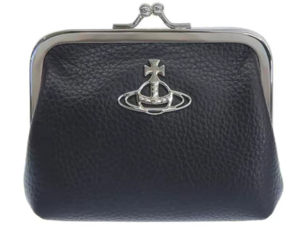 Ví Vivienne Westwood Vegan Grain 'Black' 52010005US000DN403