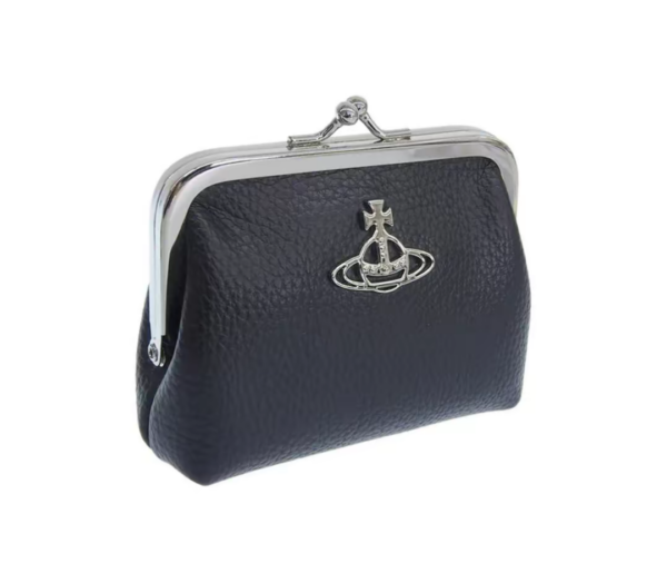 Ví Vivienne Westwood Vegan Grain 'Black' 52010005US000DN403 - Hình ảnh 4