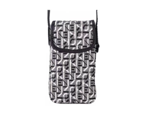 Tui Kenzo Letter Logo Cellphone Pouch 'Black White' 2PM708B0196