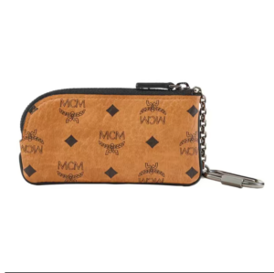 Vi MCM Aren Key Pouch In Visetos 'Cognac' MXKDSTA01CO001
