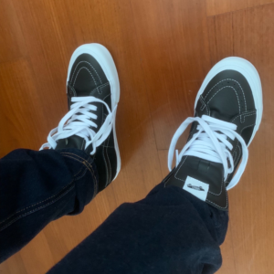 Giay Vans Sk8-Hi x Mastermind 'Punk Culture' VN0A4BVHBLK