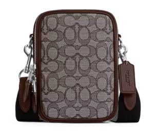 Tui Coach Stanton Crossbody Signature Jacquard 'Oak' CH097-SVS8S